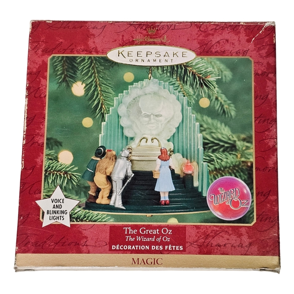 Hallmark Keepsake Ornament - The Great Oz - Voice & Blinking Lights